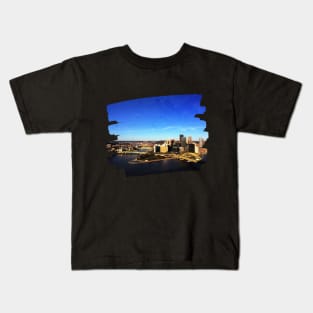 Photo Pittsburgh Pennsylvania skyline USA city tall building sky Kids T-Shirt